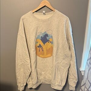 Jerzees Yellowstone Graphic Crewneck Sweater
